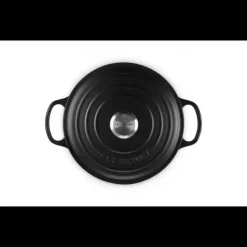 Cocotte En Fonte*LE CREUSET Cocotte en Fonte Haute 26 cm Noir Ebène