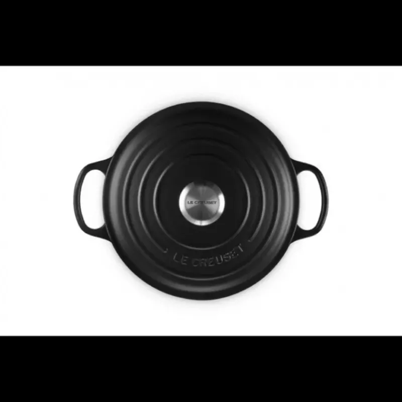 Cocotte En Fonte*LE CREUSET Cocotte en Fonte Haute 26 cm Noir Ebène