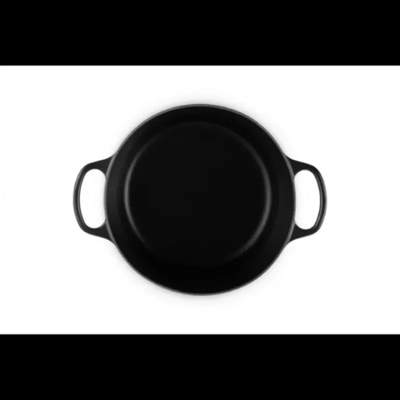 Cocotte En Fonte*LE CREUSET Cocotte en Fonte Haute 26 cm Noir Ebène