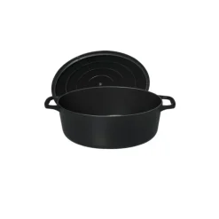 Cocotte En Fonte*CHASSEUR Cocotte en Fonte Ovale 27 cm Noir Mat