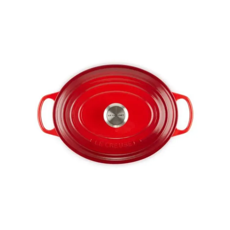 Cocotte En Fonte*LE CREUSET Cocotte en fonte Ovale 40 cm Cerise Signature