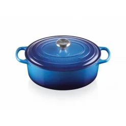 Cocotte En Fonte*LE CREUSET Cocotte en Fonte Ovale 29 cm Azur Signature