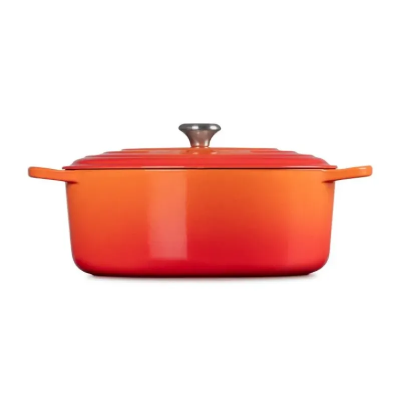 Cocotte En Fonte*LE CREUSET Cocotte en fonte Ovale 35 cm Volcanique Signature