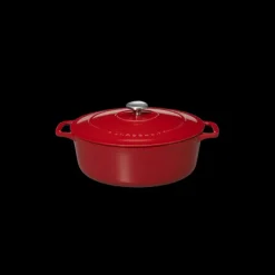 Cocotte En Fonte*CHASSEUR Cocotte en Fonte Ovale 29 cm Rouge
