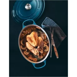 Cocotte En Fonte*LE CREUSET Cocotte en fonte Ovale 31 cm Deep Teal Signature