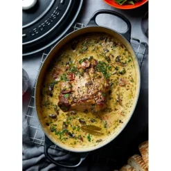 Cocotte En Fonte*LE CREUSET Cocotte en fonte Ovale 35 cm Noir mat Signature