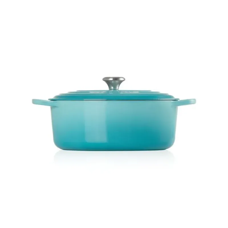 Cocotte En Fonte*LE CREUSET Cocotte en fonte Ovale 31 cm Caraïbes Signature