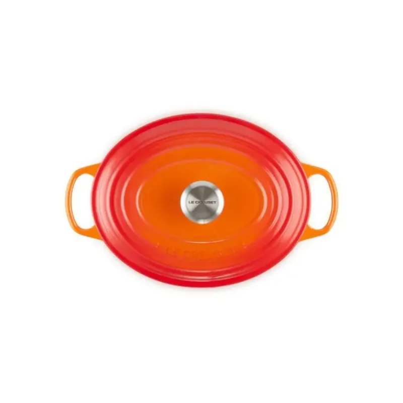 Cocotte En Fonte*LE CREUSET Cocotte en fonte Ovale 33 cm Volcanique Signature