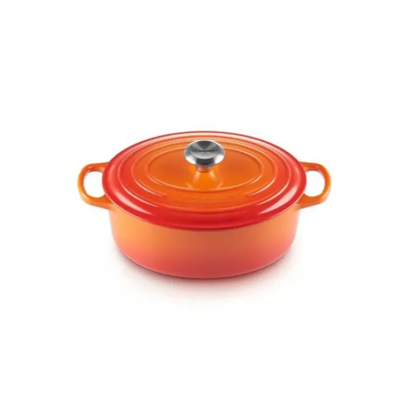 Cocotte En Fonte*LE CREUSET Cocotte en Fonte Ovale 29 cm Volcanique Signature