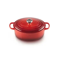 Cocotte En Fonte*LE CREUSET Cocotte en Fonte Ovale 27 cm Cerise Signature