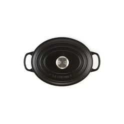 Cocotte En Fonte*LE CREUSET Cocotte en fonte Ovale 27 cm Noir Mat Signature