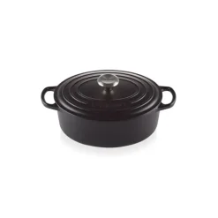 Cocotte En Fonte*LE CREUSET Cocotte en fonte Ovale 33 cm Noir mat Signature