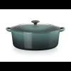 Cocotte En Fonte*LE CREUSET Cocotte en Fonte Ovale Tradition 31 cm Océan