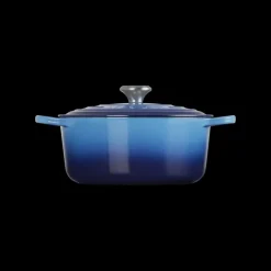 Cocotte En Fonte*LE CREUSET Cocotte en Fonte Ronde 26 cm Azur Signature