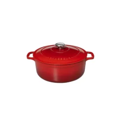 Cocotte En Fonte*CHASSEUR Cocotte en Fonte Ronde 18 cm Rubis