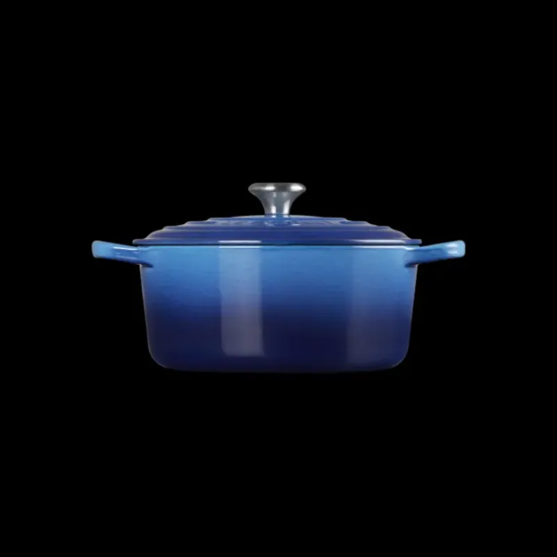 Cocotte En Fonte*LE CREUSET Cocotte en Fonte Ronde 22 cm Signature Azur