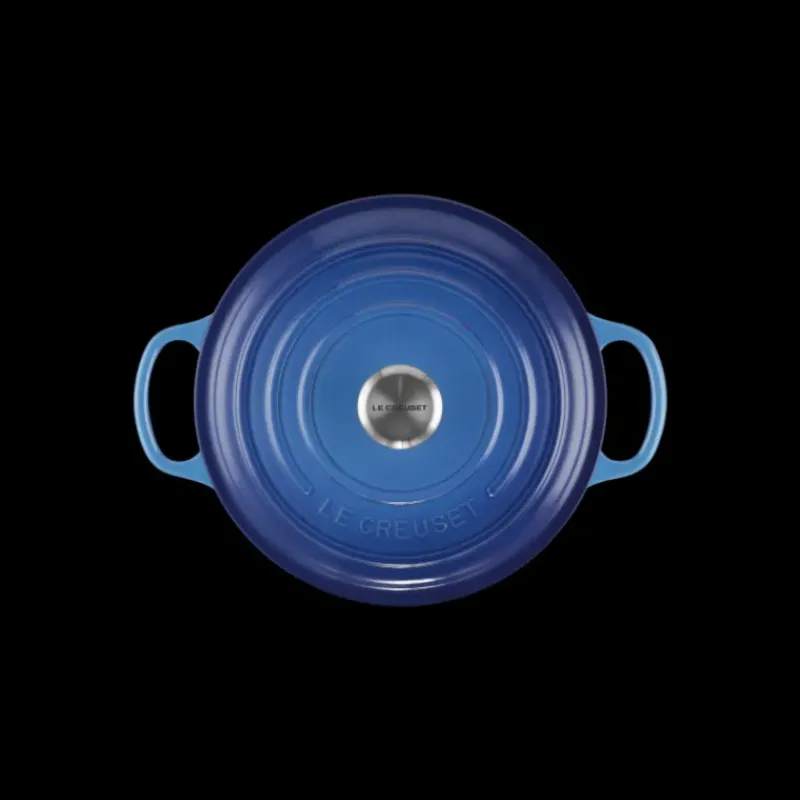Cocotte En Fonte*LE CREUSET Cocotte en Fonte Ronde 22 cm Signature Azur