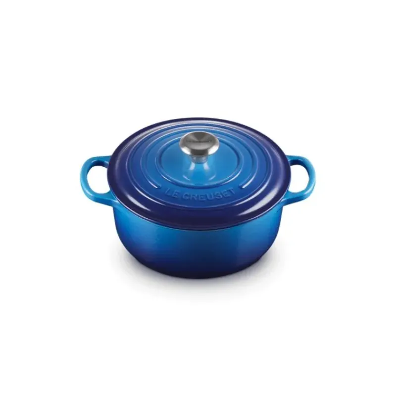 Cocotte En Fonte*LE CREUSET Cocotte en Fonte Ronde 20 cm Azur Signature