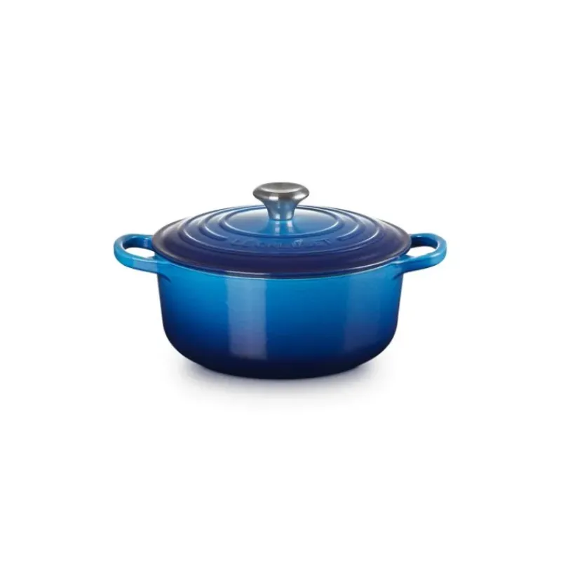 Cocotte En Fonte*LE CREUSET Cocotte en Fonte Ronde 20 cm Azur Signature