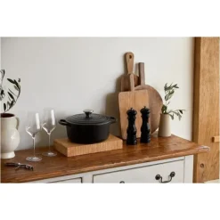 Cocotte En Fonte*LE CREUSET Cocotte en fonte Ronde 24 cm Noir mat Signature