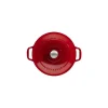 Cocotte En Fonte*CHASSEUR Cocotte en Fonte Ronde 24 cm Rubis