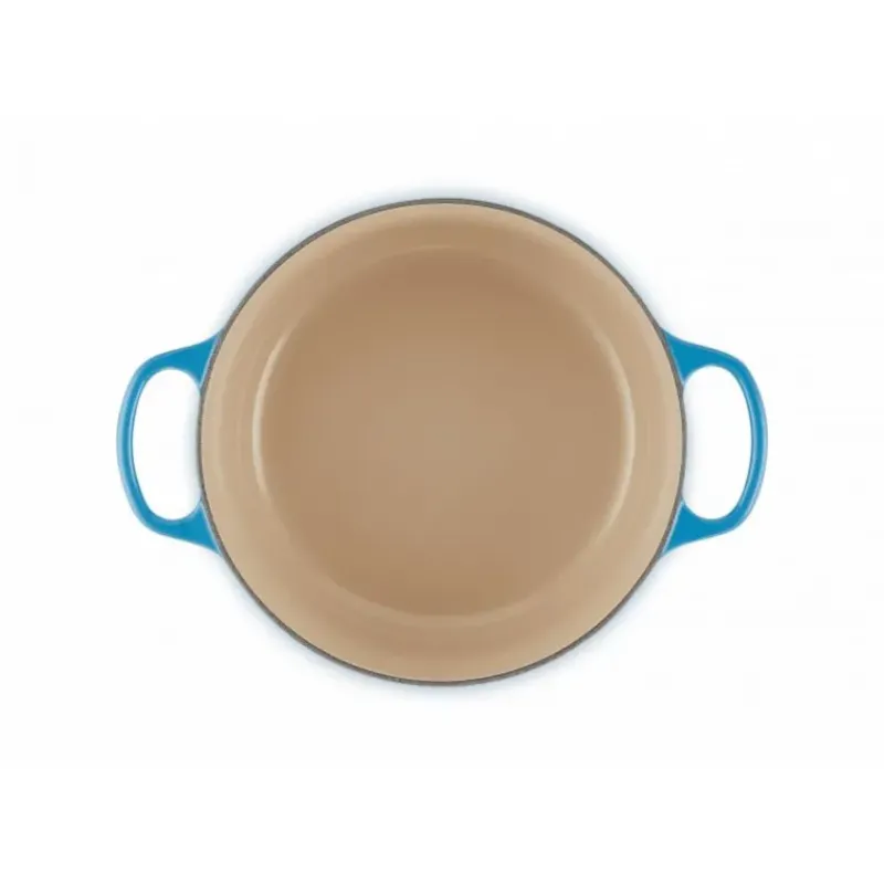 Cocotte En Fonte*LE CREUSET Cocotte en fonte Ronde 24 cm Azur Signature