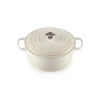 Cocotte En Fonte*LE CREUSET Cocotte en fonte Ronde 24 cm Meringue Signature
