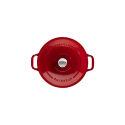 Cocotte En Fonte*CHASSEUR Cocotte en Fonte Ronde 28 cm Rubis
