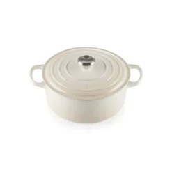 Cocotte En Fonte*LE CREUSET Cocotte en fonte Ronde 20 cm Meringue Signature