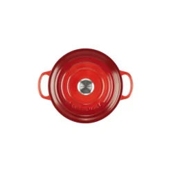 Cocotte En Fonte*LE CREUSET Cocotte en Fonte Ronde 28 cm Cerise Signature