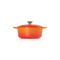 Cocotte En Fonte*LE CREUSET Cocotte en fonte Ronde 28 cm Volcanique Signature