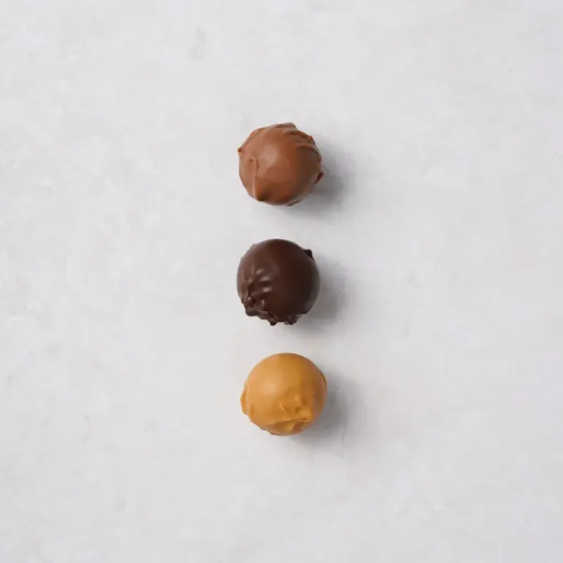 Chocolats À Offrir|Confiserie*VALRHONA Coffret 12 Truffes Enrobage Chocolat 150 g