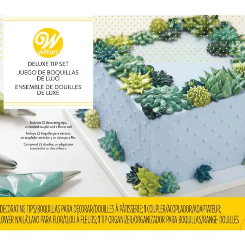 Poches À Douille Pâtissières|Douilles Pâtisserie*WILTON Coffret Deluxe Douilles Pâtissières (x22)