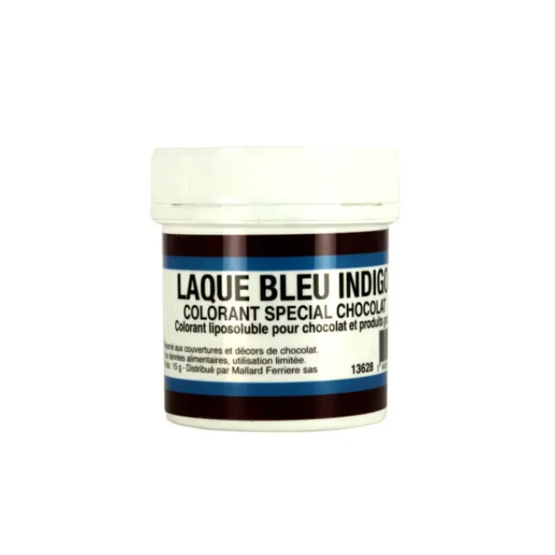 Colorants Alimentaires*MALLARD FERRIERE Colorant alimentaire Bleu Indigo E132 Poudre Liposoluble 15g