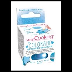 Colorants Alimentaires*SCRAPCOOKING Colorant Alimentaire de Surface Irisé Bleu 5 g