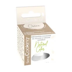 Colorants Alimentaires*SCRAPCOOKING Colorant Alimentaire Naturel en Poudre Blanc Crème 10g