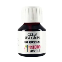 Colorants Alimentaires*CUISINEADDICT Colorant Alimentaire Naturel Jaune Curcuma E100 Liquide 58 ml