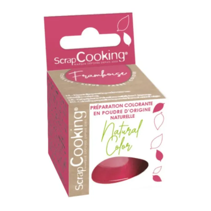 Colorants Alimentaires*SCRAPCOOKING Colorant Alimentaire Naturel en Poudre Rouge Framboise 10g