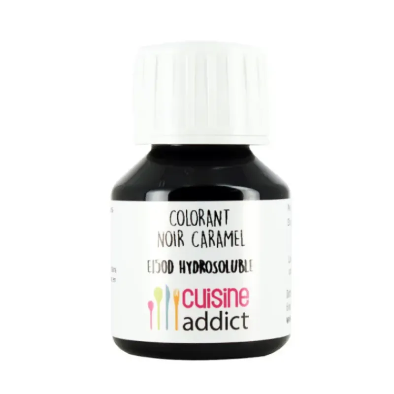 Colorants Alimentaires*CUISINEADDICT Colorant Alimentaire Noir Caramel E150d Liquide 58 ml