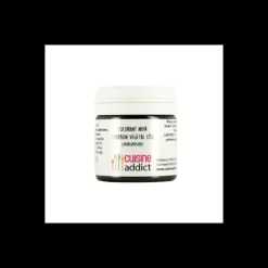 Colorants Alimentaires*CUISINEADDICT Colorant alimentaire Noir Charbon Végétal E153 20g Poudre Lipodispersible
