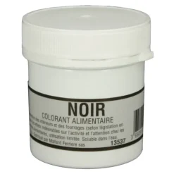 Colorants Alimentaires*MALLARD FERRIERE Colorant alimentaire Noir Charbon E153 Poudre Hydrosoluble 15g