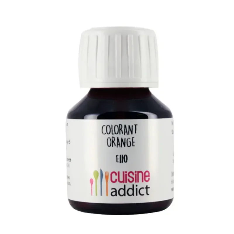 Colorants Alimentaires*CUISINEADDICT Colorant Alimentaire Orange E110 Liquide 58 ml