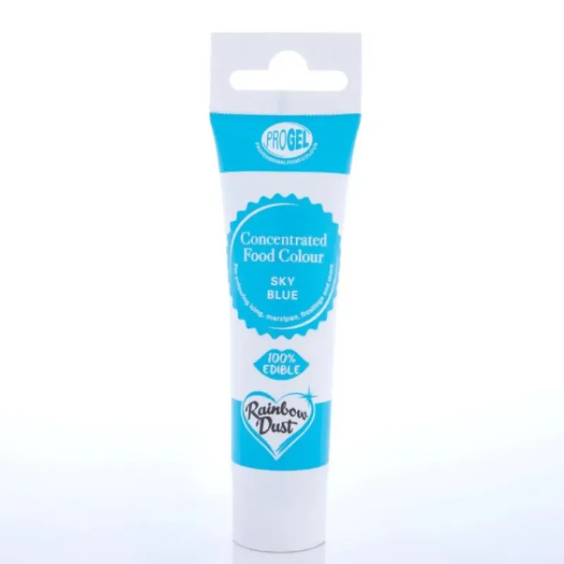 Colorants Alimentaires*RAINBOW DUST Colorant Alimentaire ProGel Bleu Ciel 25g