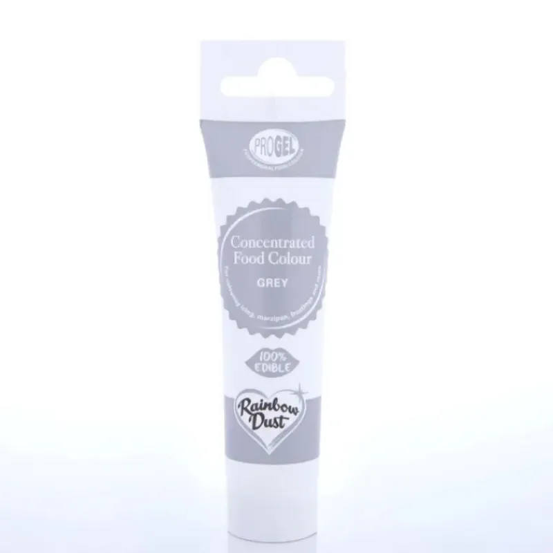 Colorants Alimentaires*RAINBOW DUST Colorant Alimentaire ProGel Gris 25g