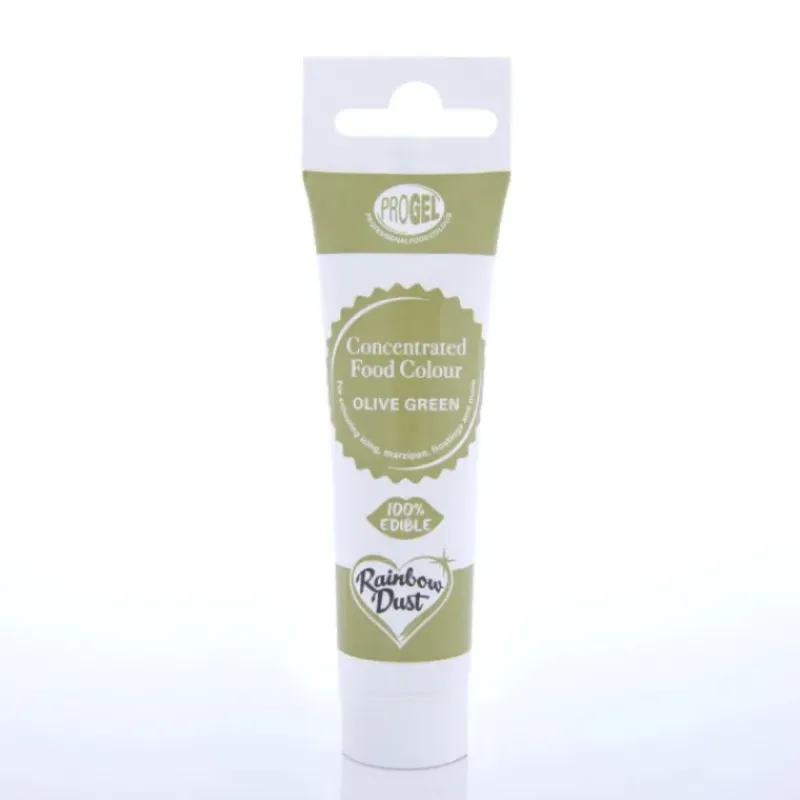 Colorants Alimentaires*RAINBOW DUST Colorant Alimentaire ProGel Vert Olive 25g