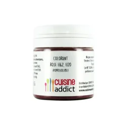 Colorants Alimentaires*CUISINEADDICT Colorant alimentaire Rose E162/E120 Poudre Hydrosoluble 25 g
