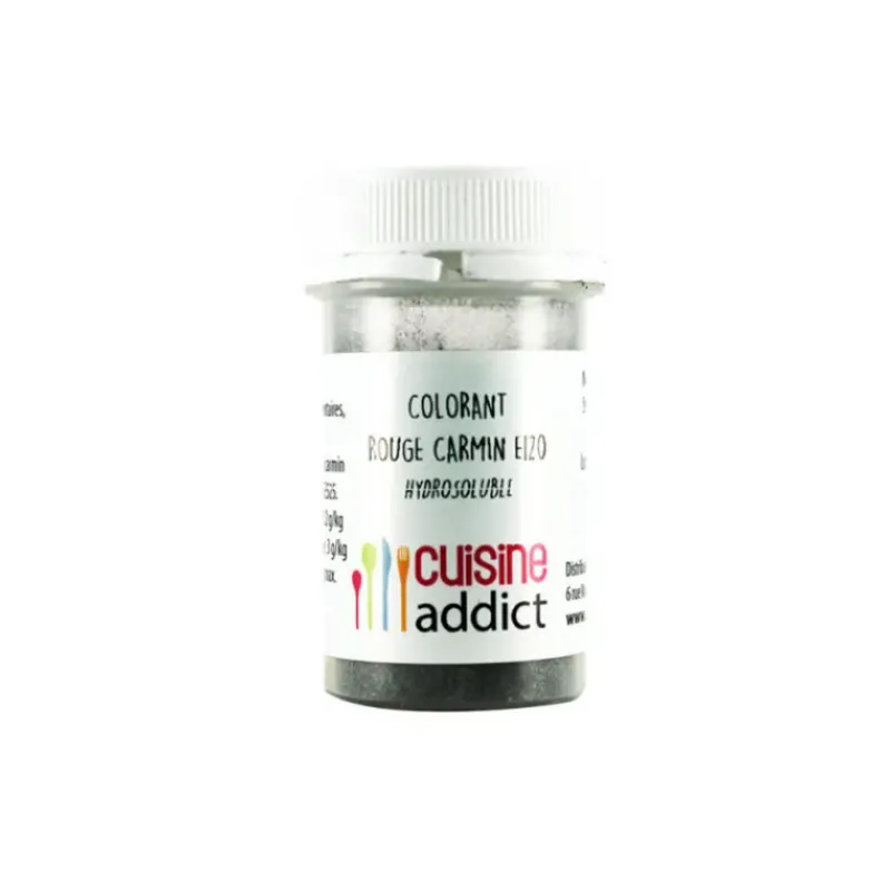 Colorants Alimentaires*CUISINEADDICT Colorant alimentaire Rouge Carmin E120 10g Poudre Hydrosoluble