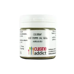 Colorants Alimentaires*CUISINEADDICT Colorant alimentaire Vert Pomme E141/E160A Poudre Hydrosoluble 25 g