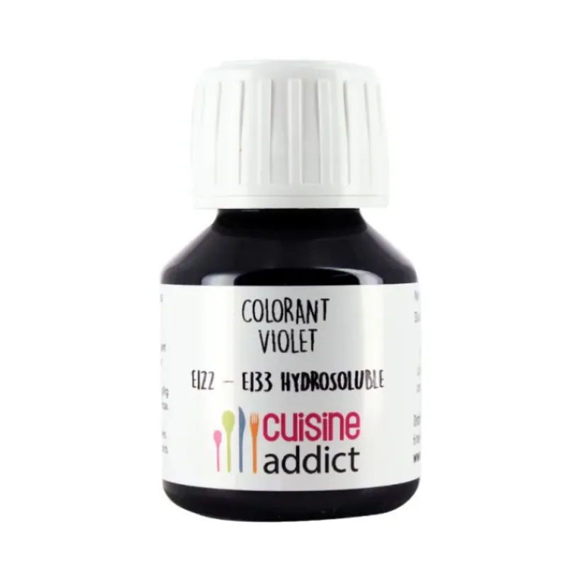 Colorants Alimentaires*CUISINEADDICT Colorant Alimentaire Violet E122/E133 Liquide 58 ml