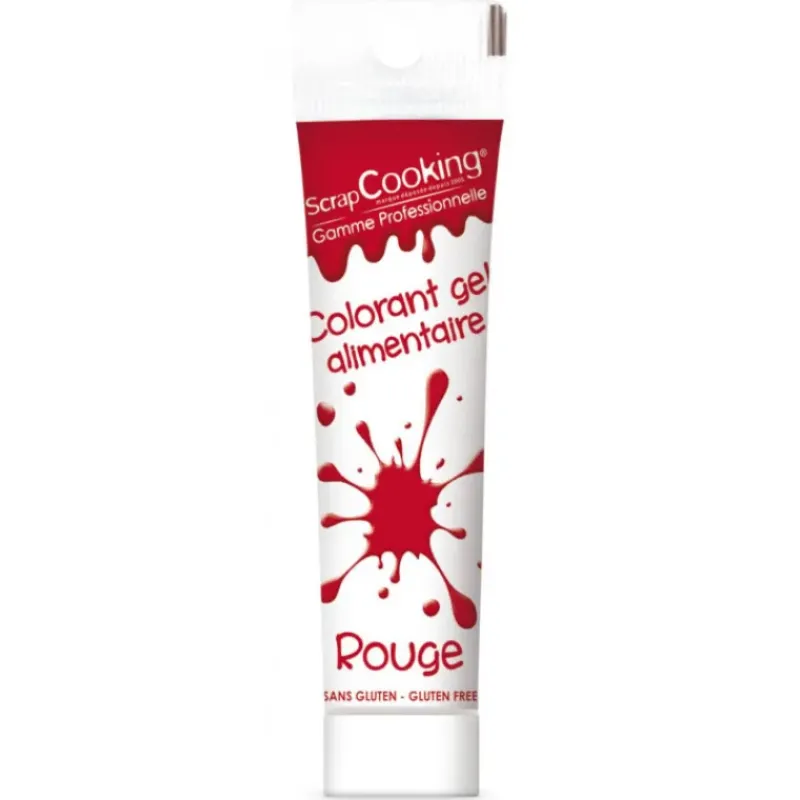 Colorants Alimentaires*SCRAPCOOKING Colorant Gel Alimentaire Rouge 20g